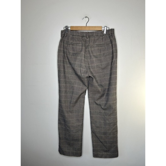 L.L. Bean Womens Classic Fit Black Pinstripes Pants Trousers Size 8 Petite - Picture 8 of 12